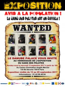 Affiche expo vente le gang