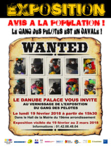 Affiche exposition du Gang des pelotes