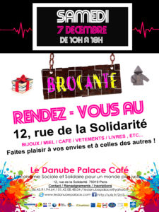 Affiche Brocante Samedi 7 décembre