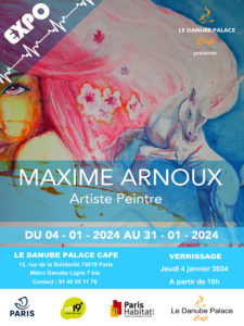 Expostion affiche Maxime Arnoux