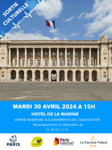 Sortie culturelle avril 2024