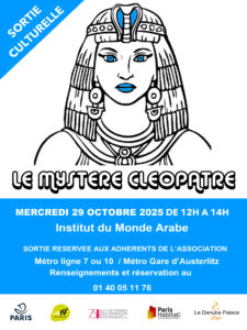 Sortie culturelle octobre 2025